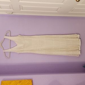 Narcissus Women's Cream  Sleeveless Knit Dress